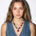 Gemstone beads and vial on a Sunbleached Bandana **Choose Your Water Source**